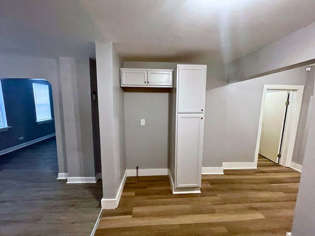 interior space featuring hardwood / wood-style flooring