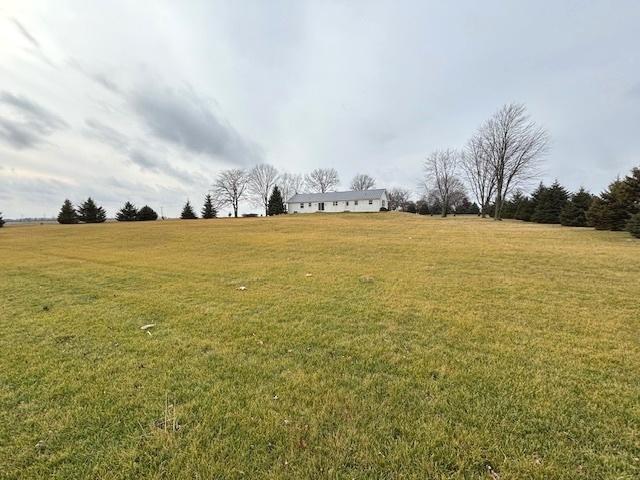 view of yard featuring a rural view