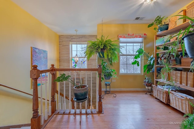 interior space featuring hardwood / wood-style flooring