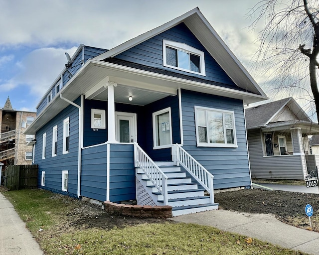 view of bungalow-style house