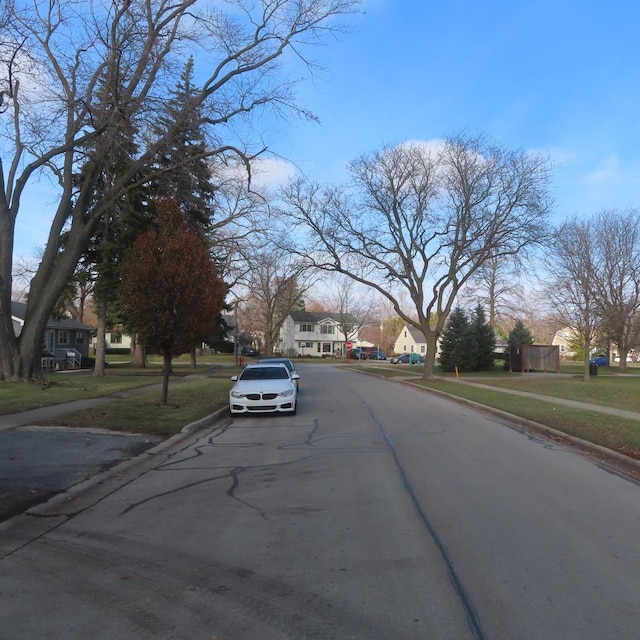 view of road