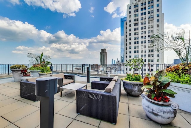 view of patio / terrace with outdoor lounge area