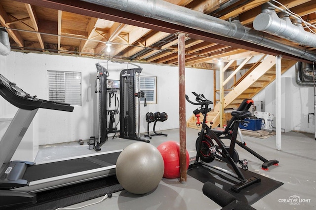 view of exercise room