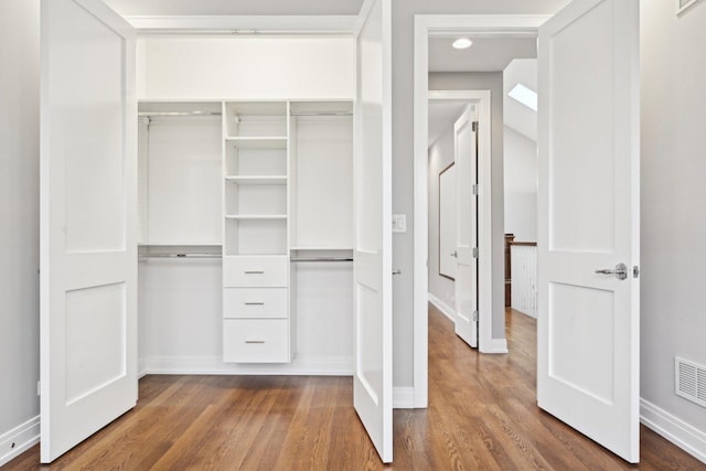 view of closet