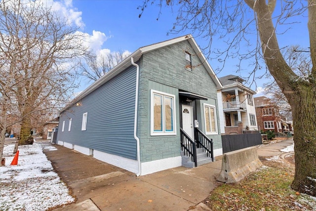 8601 S Houston Ave, Chicago, IL 60617 - view of property exterior with entry steps