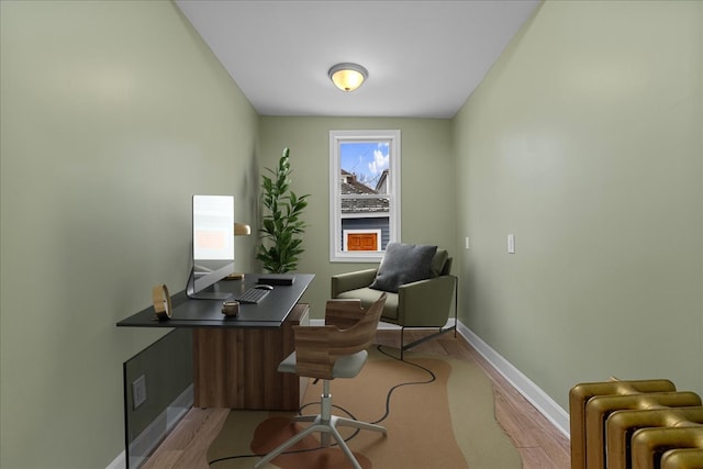 8601 S Houston Ave, Chicago, IL 60617 - office area with light wood finished floors