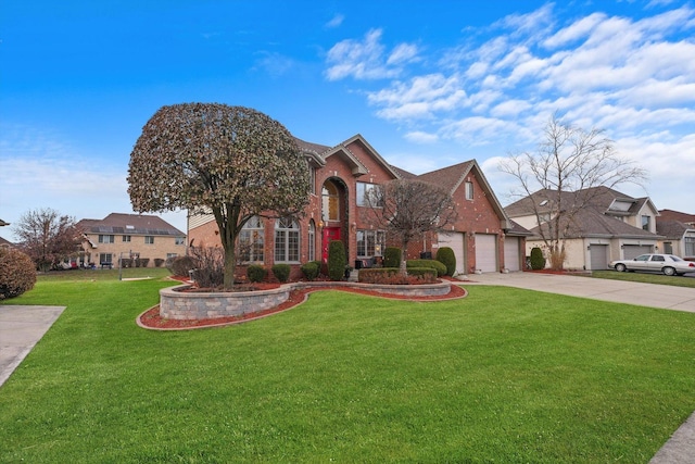 view of front of house featuring a front yard