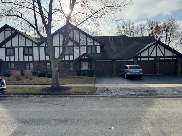 view of tudor-style house