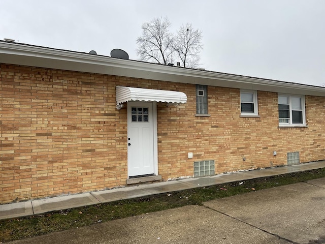 view of entrance to property