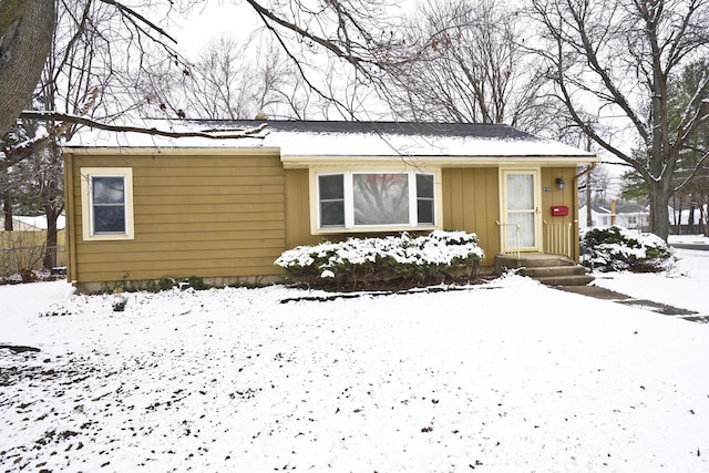 view of front of home