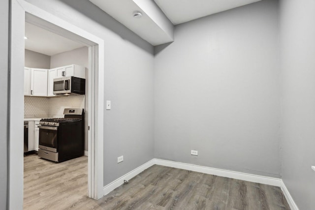 interior space featuring light hardwood / wood-style flooring