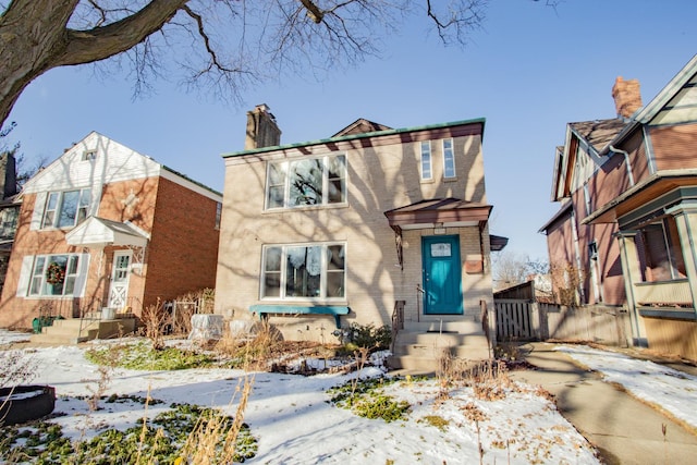 view of front of home