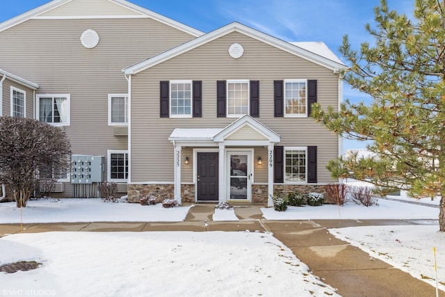 view of front of home