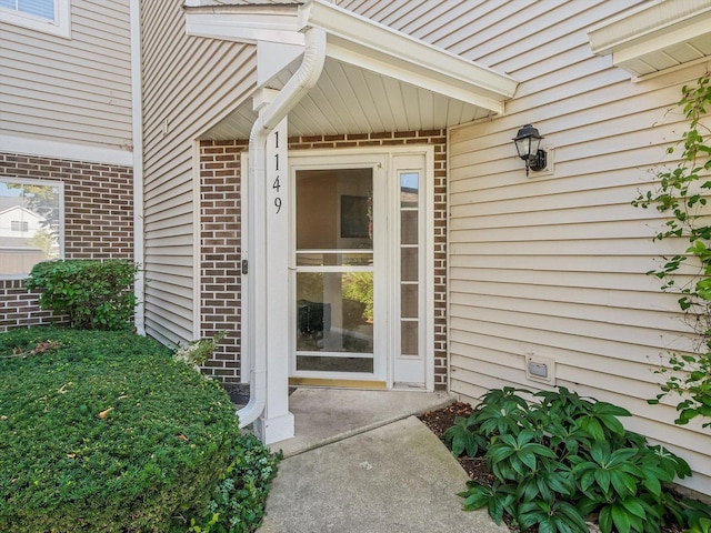 view of entrance to property