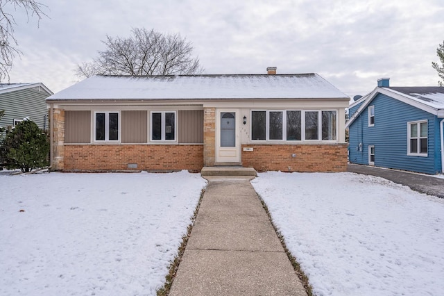 view of front of home