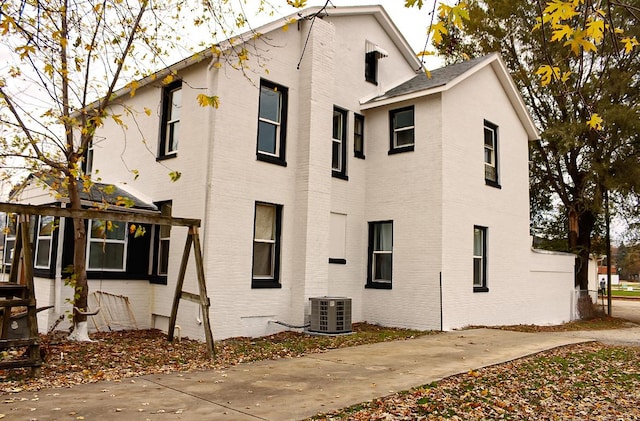 view of property exterior featuring cooling unit