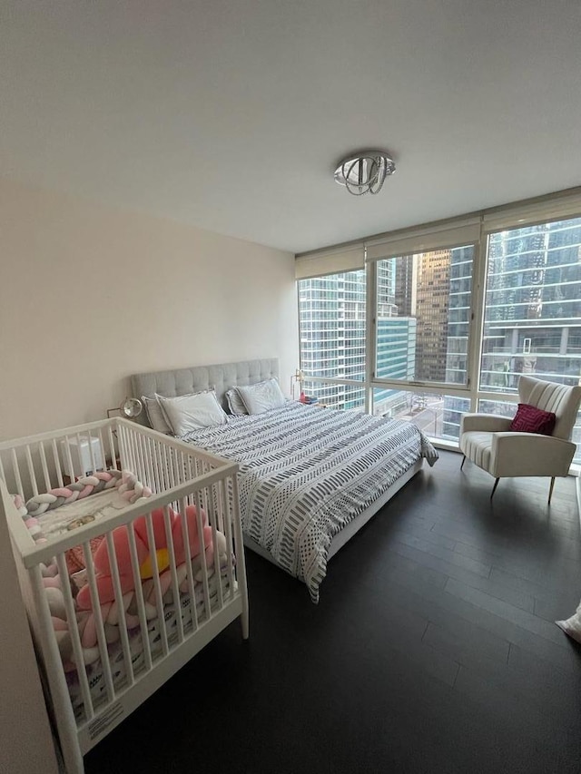 505 N Mcclurg Ct Unit 1101, Chicago, IL 60611 - bedroom with wood finished floors and a wall of windows