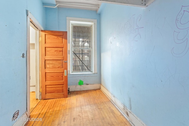 interior space featuring light hardwood / wood-style flooring