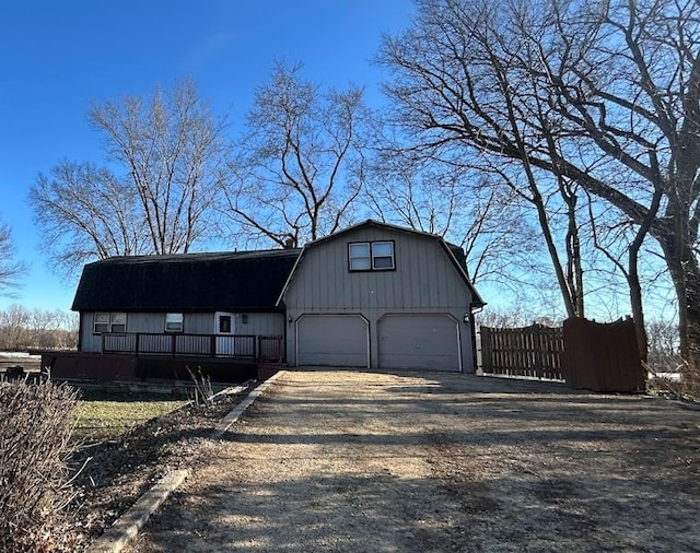 exterior space with a porch