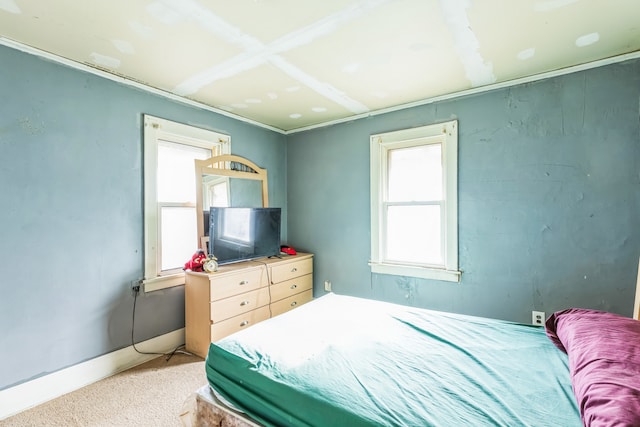 bedroom featuring carpet floors