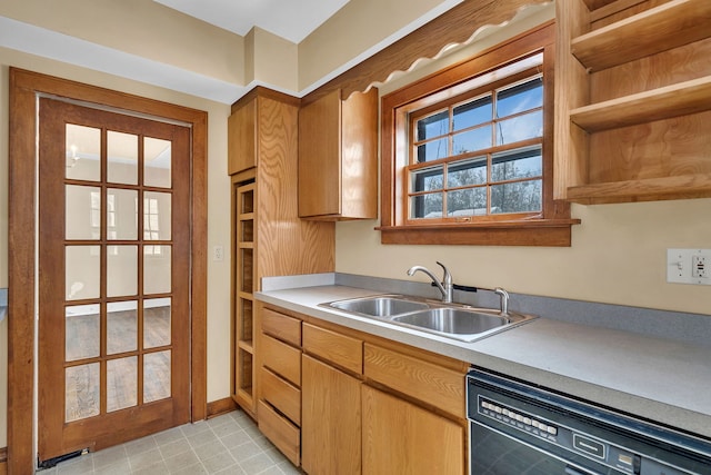 kitchen with dishwasher and sink