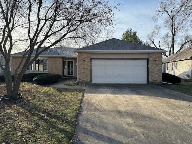 ranch-style house with a garage