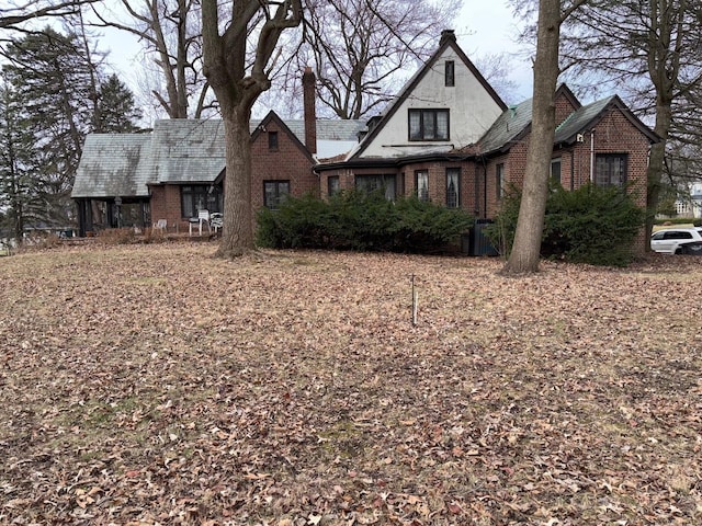 view of english style home