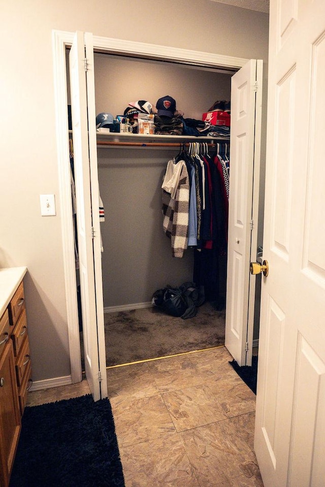 view of closet