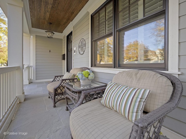 view of patio / terrace with covered porch