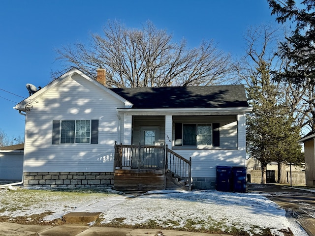 view of bungalow-style house