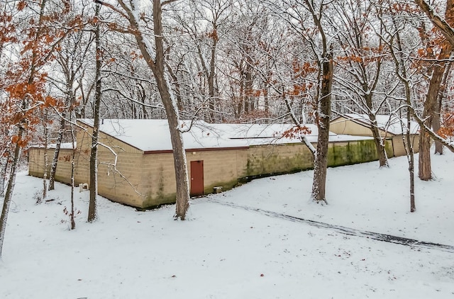 1903 Richton Rd, Steger, IL 60475 - view of yard covered in snow