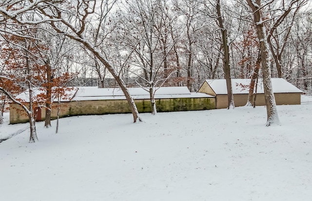 1903 Richton Rd, Steger, IL 60475 - view of yard covered in snow