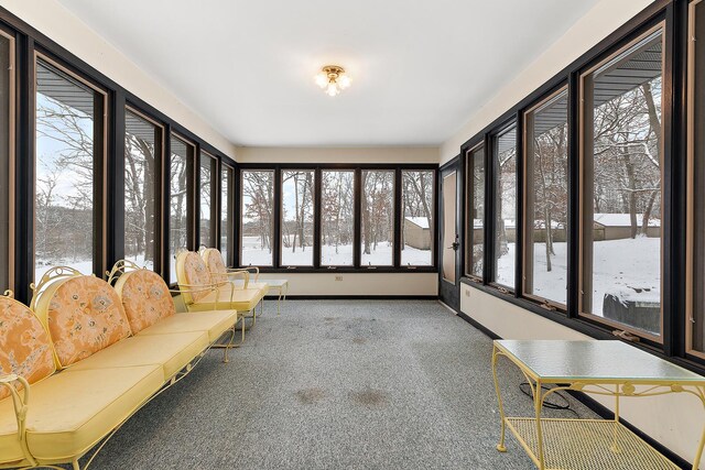 unfurnished bedroom featuring light colored carpet