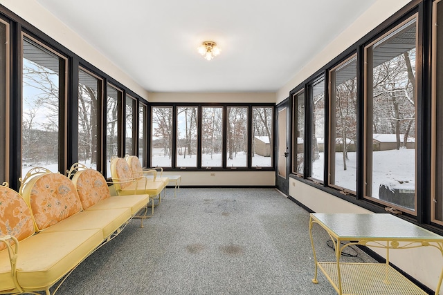 1903 Richton Rd, Steger, IL 60475 - unfurnished sunroom featuring healthy amount of natural light, baseboards, and carpet floors