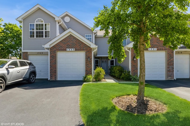 view of property featuring a garage