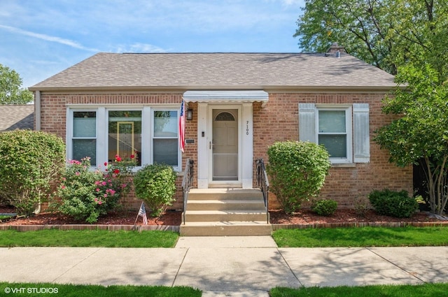 view of front of home