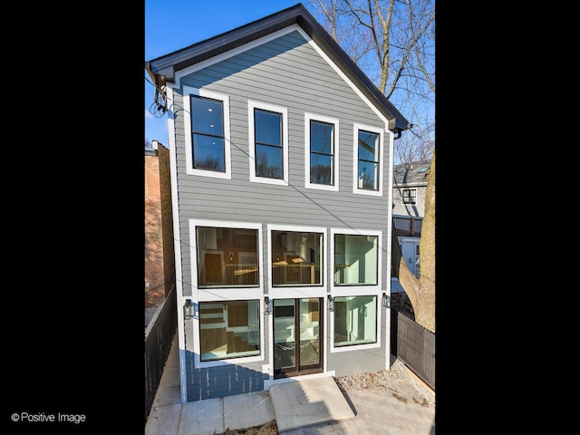 view of rear view of house