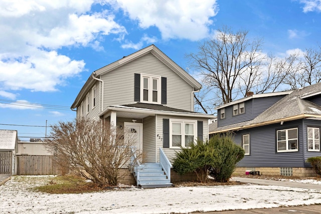 view of front property