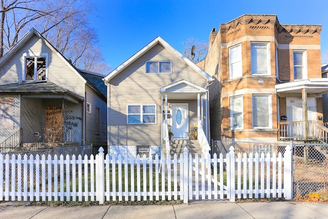 view of front of home