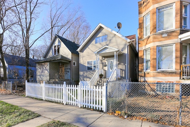 view of front of home