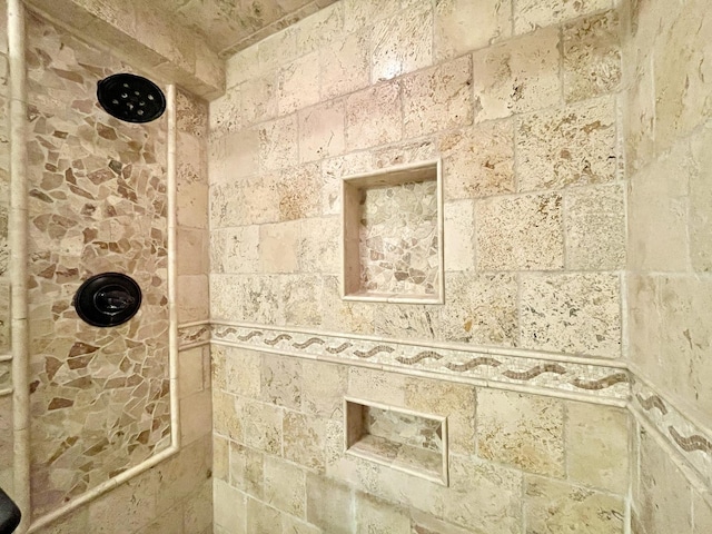 room details featuring walk in shower