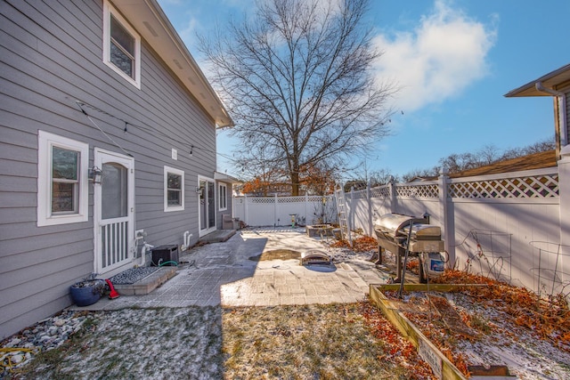 view of yard with a patio