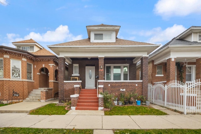 view of front of property