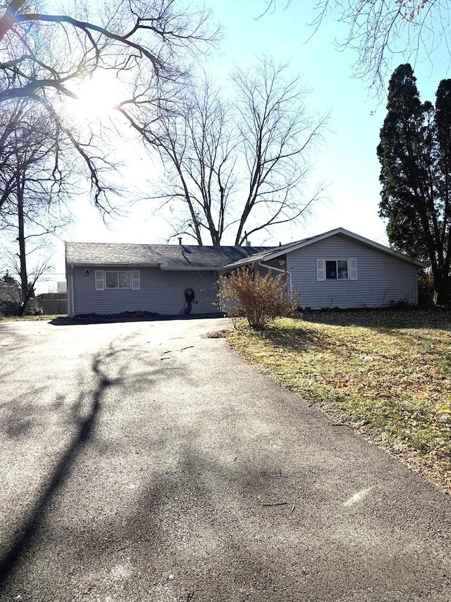 exterior space with driveway