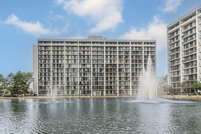 view of property featuring a water view