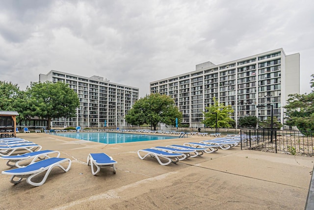 view of pool