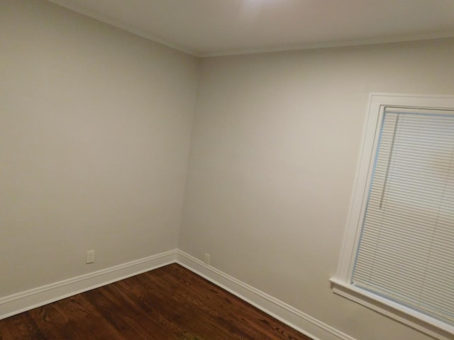 empty room featuring hardwood / wood-style floors