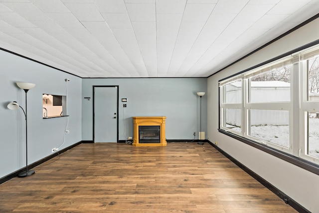 unfurnished room featuring hardwood / wood-style floors