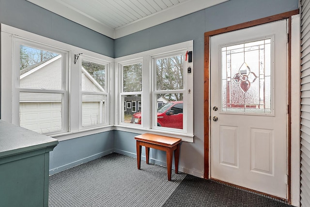 view of foyer entrance