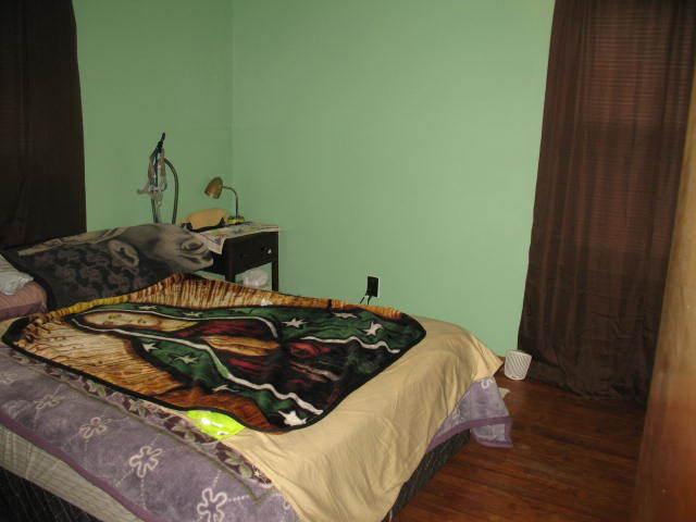 417 N Park Ave, Aurora, IL 60506 - bedroom with dark wood-type flooring